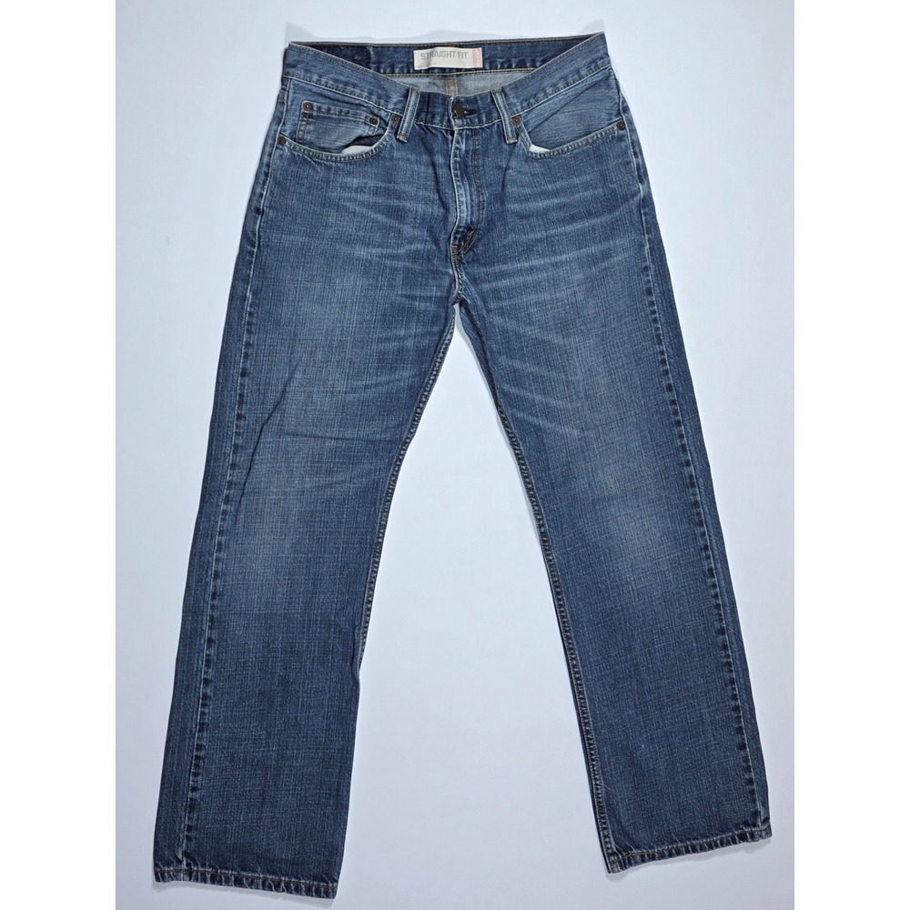 Levis 505 Straight Fit Jeans Men's 31x30 Medium Wash Blue Denim 100% Cotton